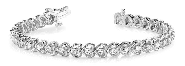Bracelet In Line Heart