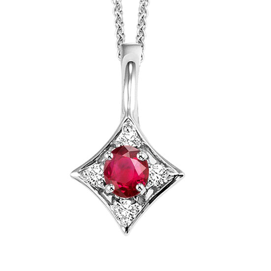 14K Ruby Pendant (Matching Ring & Earrings Available)