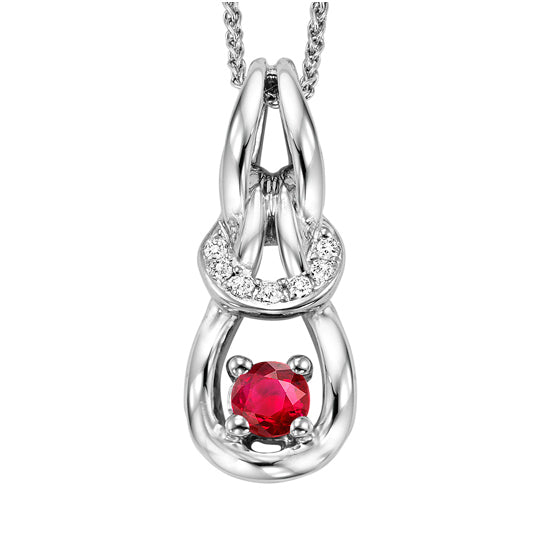 14K Ruby Pendant (Matching Ring & Earrings Available)