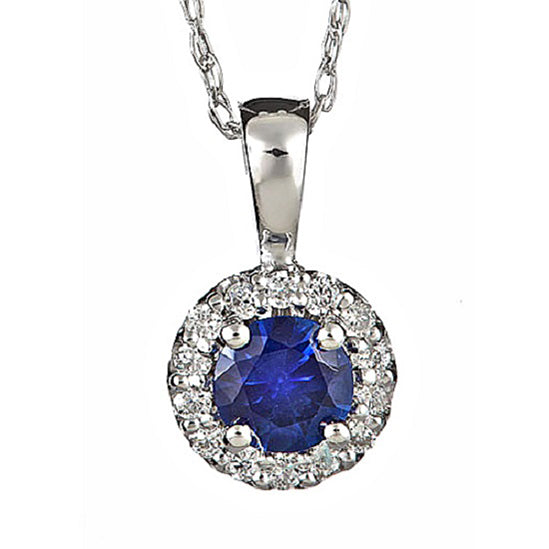 14K Sapphire Pendant (Matching Ring & Earrings Available)