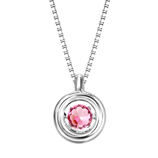 Silver Pink Tour Rhythm Of Love Pendant