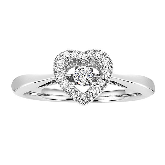 Gold Diamond ROL Ring 1/5 ctw