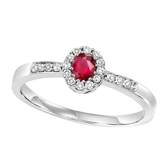 14K Ruby Ring (Matching Earrings & Pendant Available)
