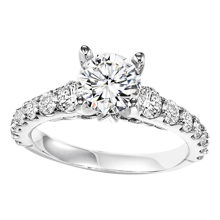 14K Diamond 1 ctw Engagement Ring