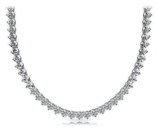 3 Prong Riviera Necklace not G