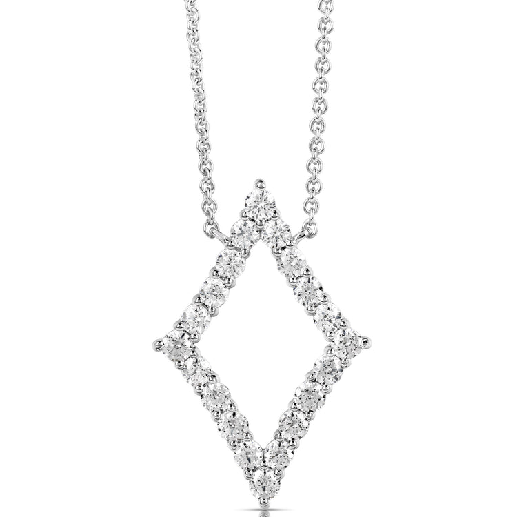 1 1/2 CT COLORLESS FLAWLESS DIAMOND SHAPED PENDANT