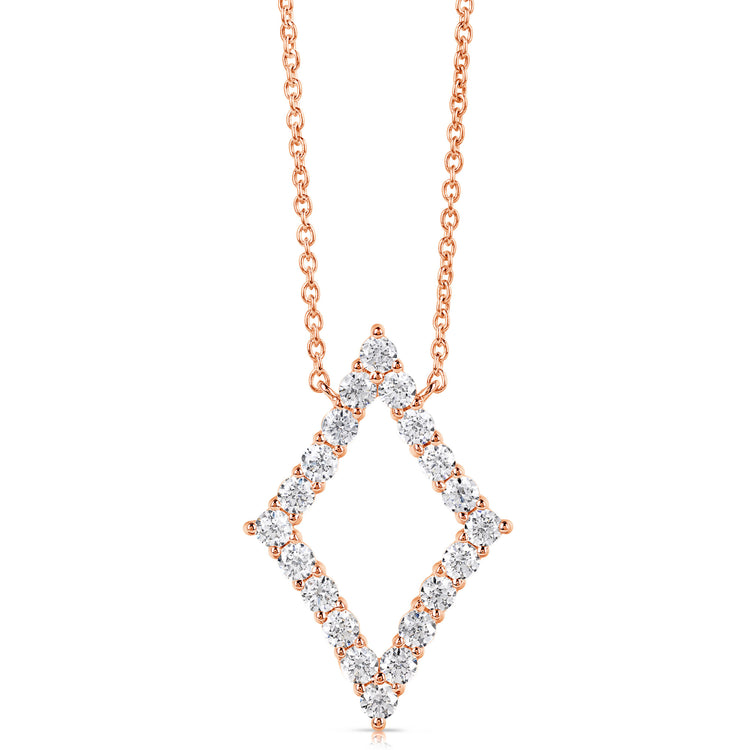 1/2 CT COLORLESS FLAWLESS DIAMOND SHAPED PENDANT