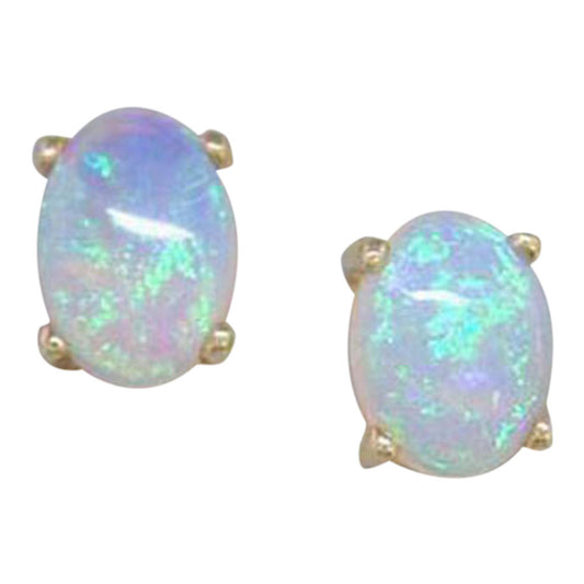 #2 Opal 14K Gold Earrings