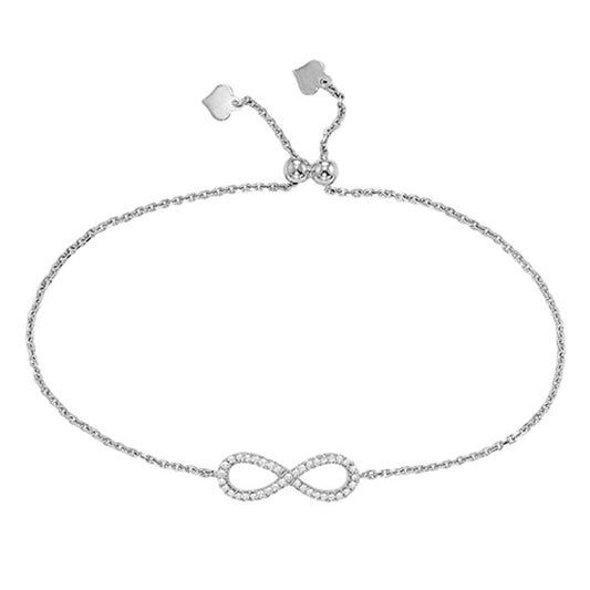 Diamond Eternity Bolo Bracelet