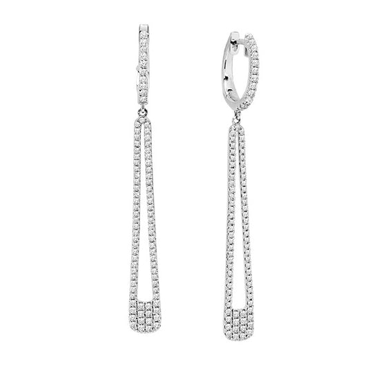 14K Diamond Earrings 1/2 ctw