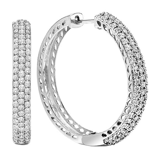 Silver Hoops