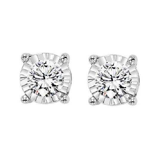 14K Diamond Studs 1 ctw