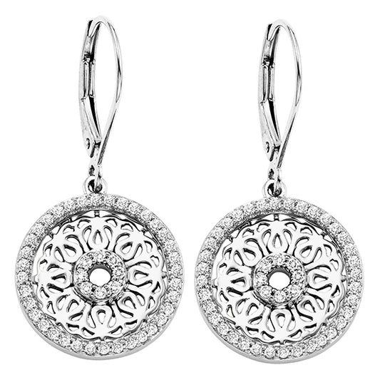 14K Diamond Earring 1/2 ctw