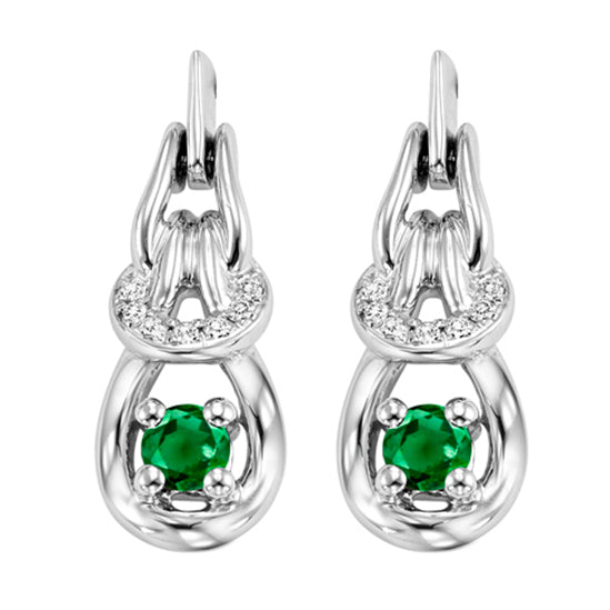 14K Emerald Earrings (Matching Ring & Pendant Available)