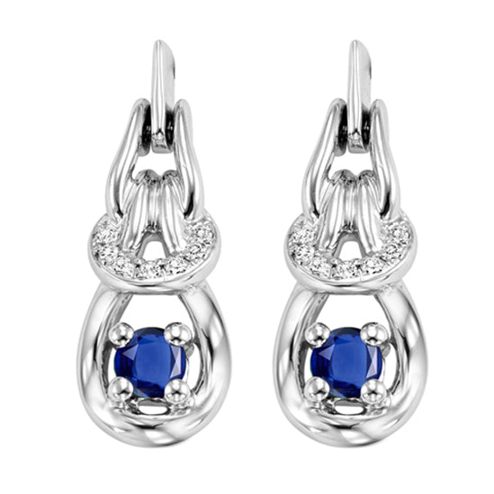 14K Sapphire Earrings (Matching Ring & Pendant Available)