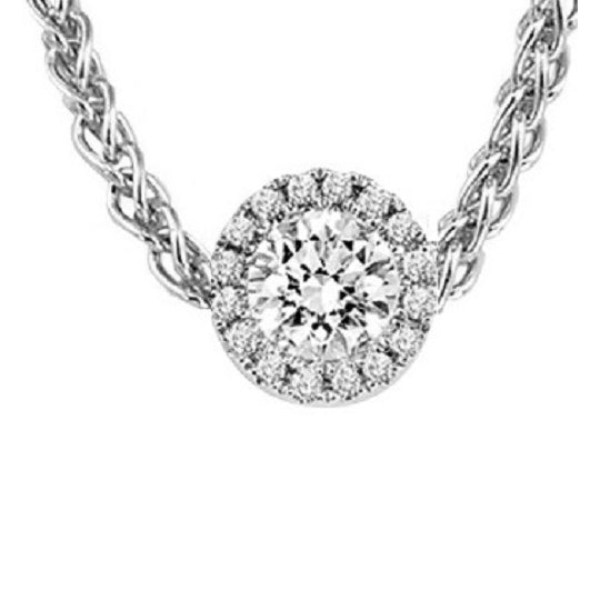 14K Mixable Pendant - White Topaz (April)