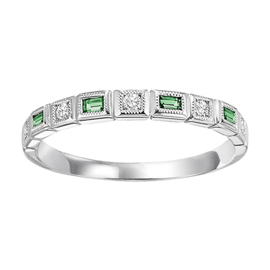10K Mixable Ring - EMERALD