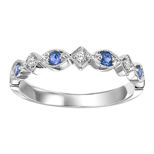 14K Mixable Ring - SAPPHIRE