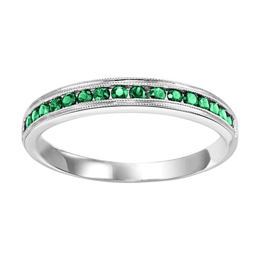 14K Mixable Ring - EMERALD