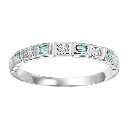 10K Mixable Ring - BLUE TOPAZ