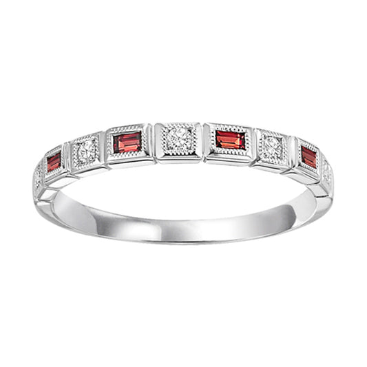 10K Mixable Ring - GARNET