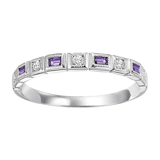 10K Mixable Ring - AMETHYST