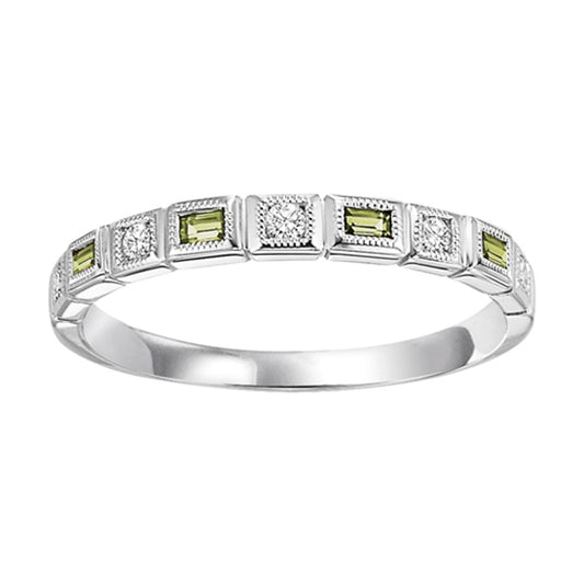 10K Mixable Ring - PERIDOT
