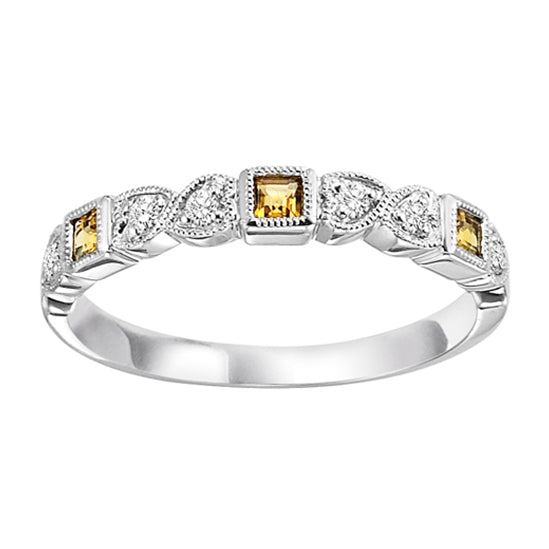 10K Mixable Ring - CITRINE