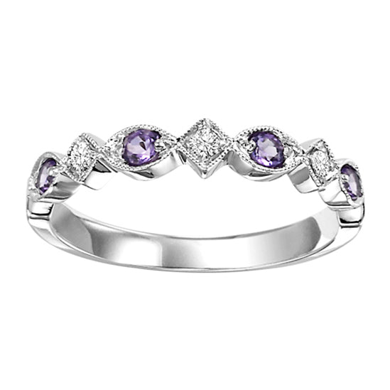 10K Mixable Ring - AMETHYST