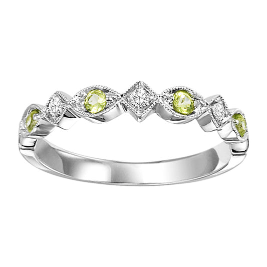 10K Mixable Ring - PERIDOT