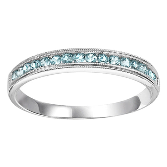 10K Mixable Ring - BLUE TOPAZ