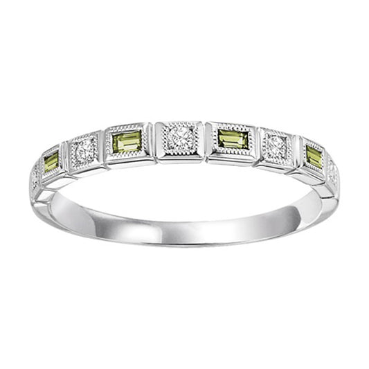 14K Mixable Ring - PERIDOT