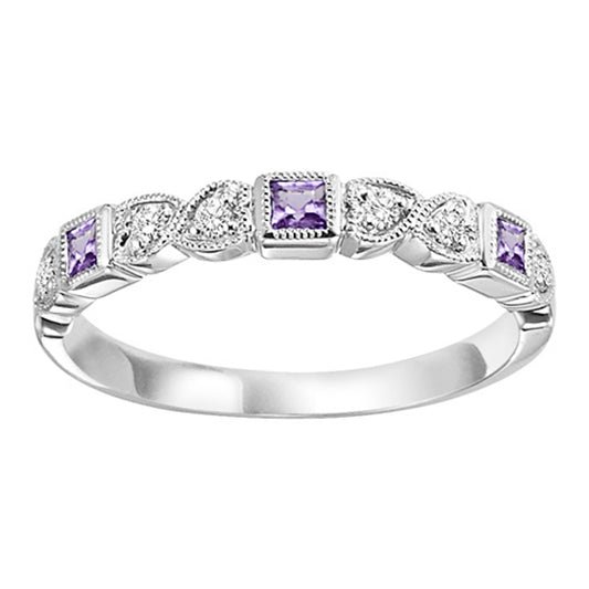 14K Mixable Ring - AMETHYST