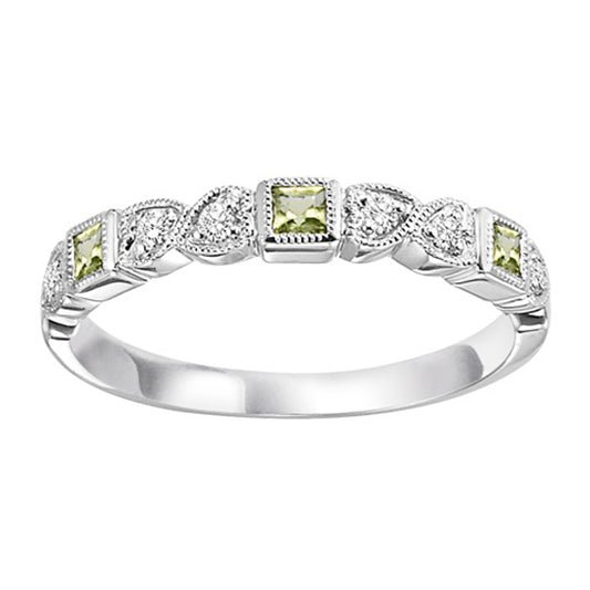 14K Mixable Ring - PERIDOT