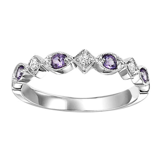 14K Mixable Ring - AMETHYST