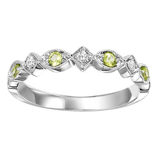 14K Mixable Ring - PERIDOT