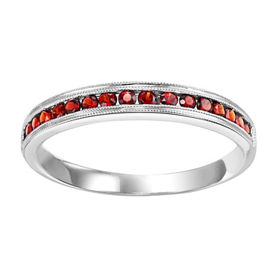 14K Mixable Ring - GARNET