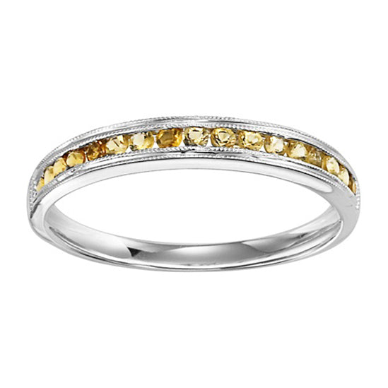 14K Mixable Ring - CITRINE