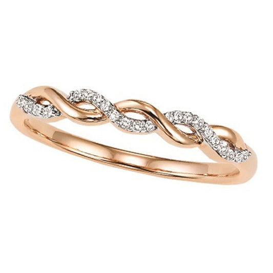 14K Diamond Mixable Ring