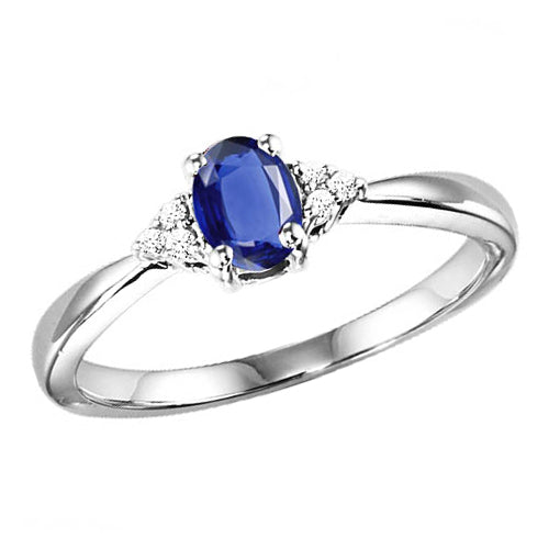 10K Birthstone Ring - Sapphire - September