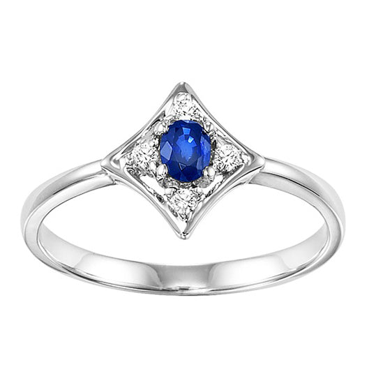 14K Sapphire Ring (Matching Earrings & Pendant Available)