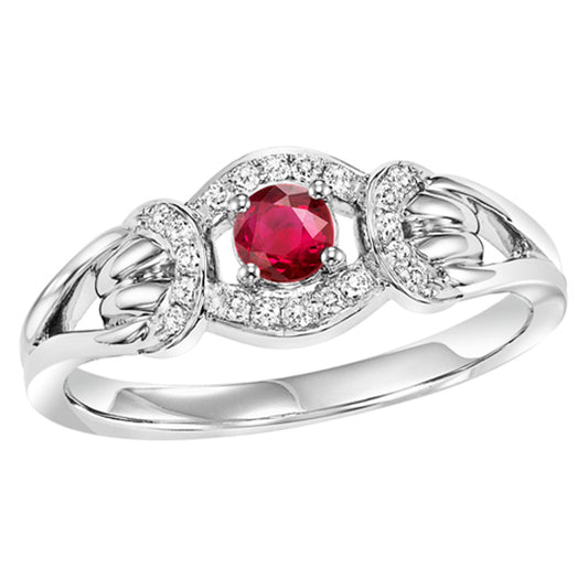 14K Ruby Ring (Matching Earrings & Pendant Available)