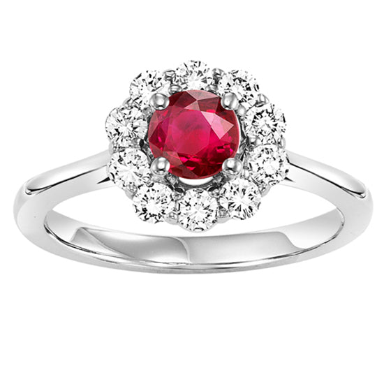 14K Ruby Ring (Matching Earrings & Pendant Available)