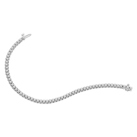 14K Diamond Bracelet 10 ctw