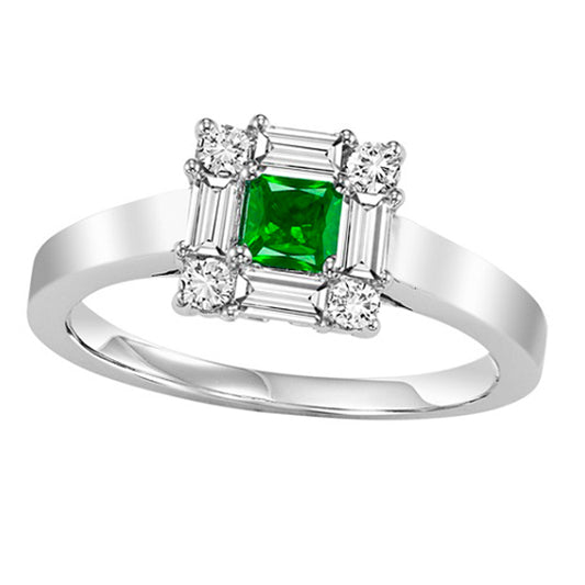 14K Emerald Ring (Matching Earrings & Pendant Available)