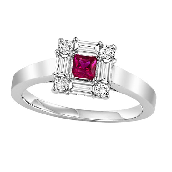 14K Ruby Ring (Matching Earrings & Pendant Available)