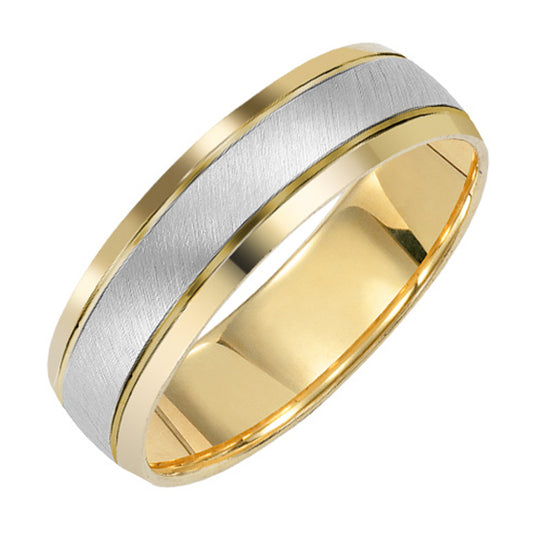 Gold Two Tone Gents Band