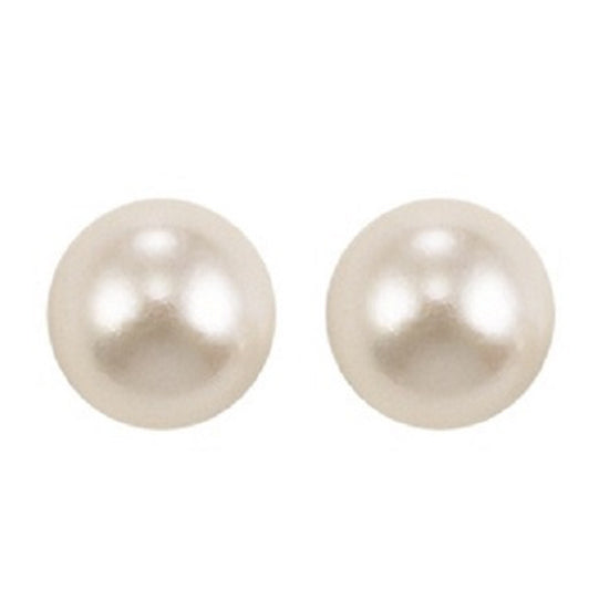 14K Pearl Studs 3.5 mm ""AAA""