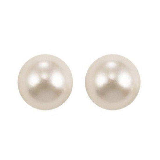 14K Pearl Studs 4.0 mm AA""