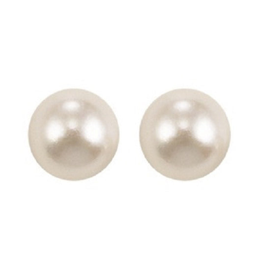 14K Pearl Studs 4.5 mm AA""